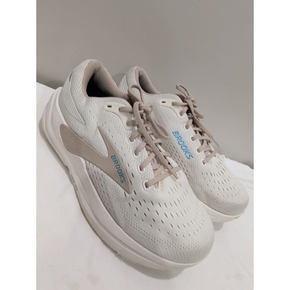 Brooks Women Ghost Max 3 1204571D181 Beige Running  Sneakers Size 11 Extra Wide